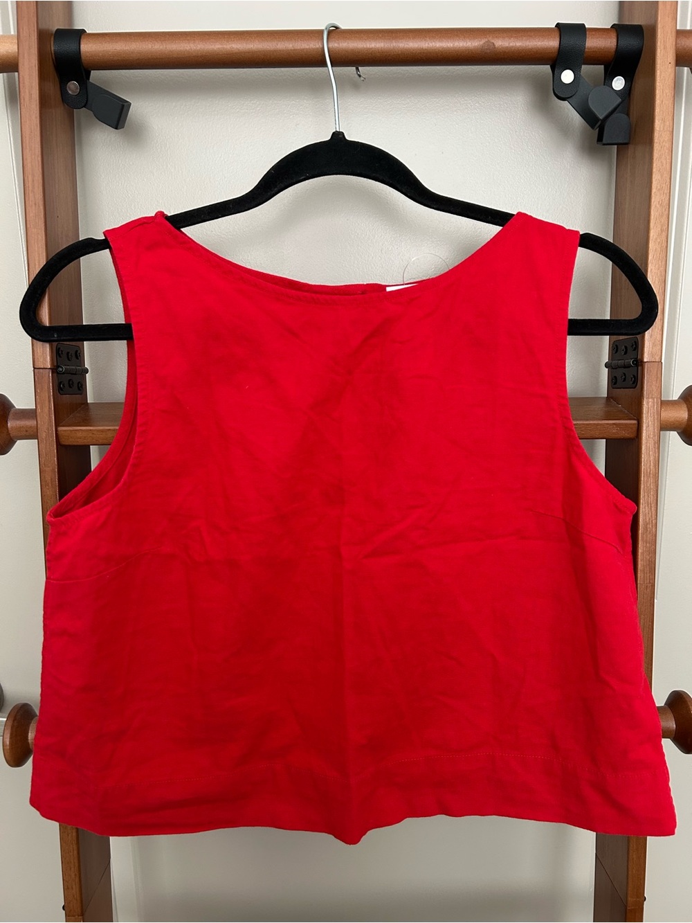 GAP Bright Red Women's Cropped Tank